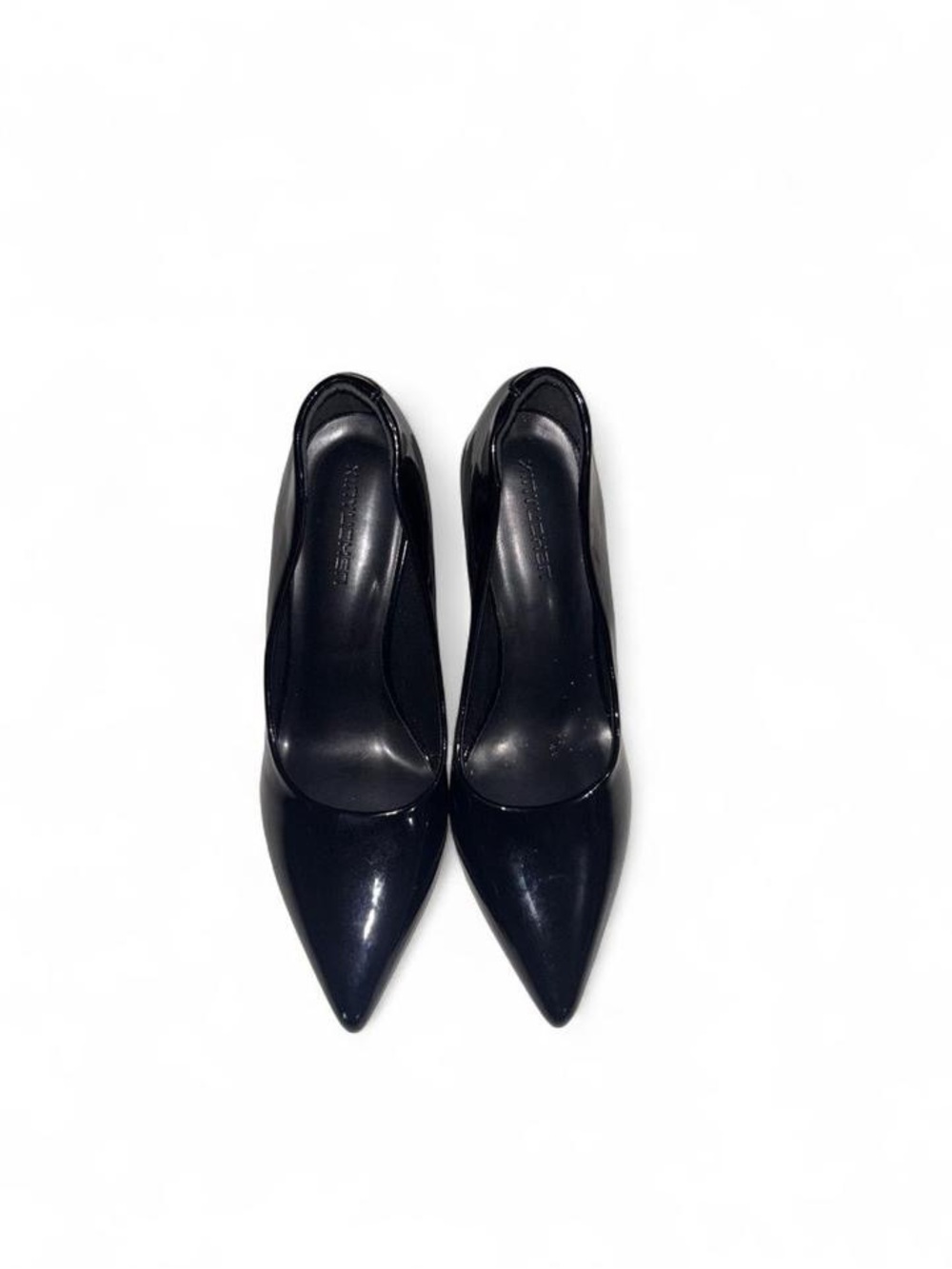 Black Patent Pointed-Toe Pumps